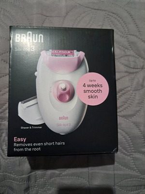 Αποτριχωτική μηχανή Braun Silk-épil 3 μοντέλο SE3-031 σαν καινούργιο