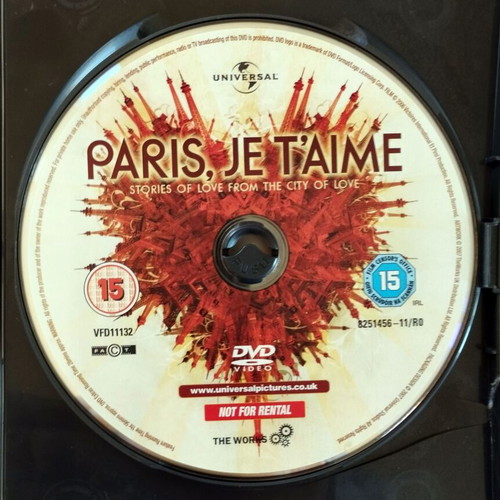 Paris, Je T'aime DVD like new with subtitles