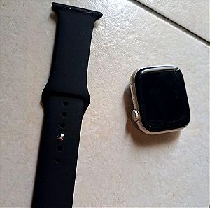 Λουράκι σιλικόνης μαυρο apple watch 42 44 45 49mm