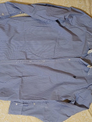Πουκάμισο U.S. Polo Assn. ριγέ XL σαν καινούργιο, άσπρο και μπλε