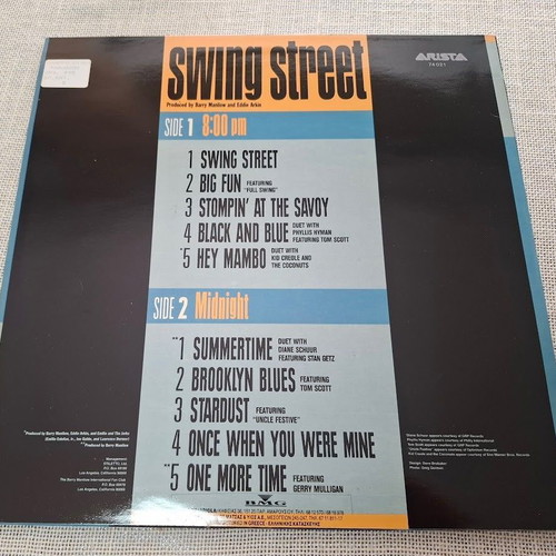 Barry Manilow Swing Street LP used, pop