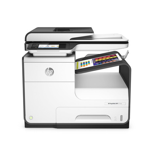 HP PageWide 377dw multifunction color inkjet printer with 3 new cartridges