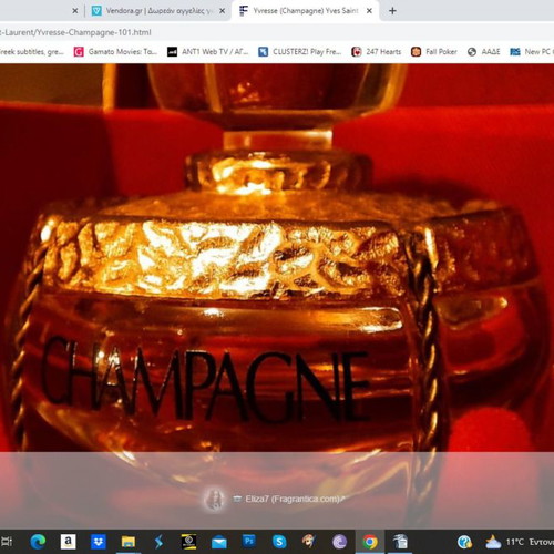 EAU DE TOILETTE Champagne Yves Saint Laurent 100ml new