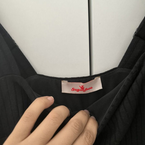SugarFree black dress like new, size S