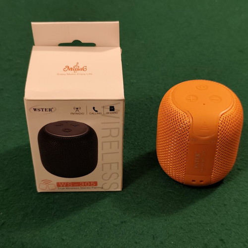 WSTER WS-805 Portable Bluetooth Speaker TWS, orange