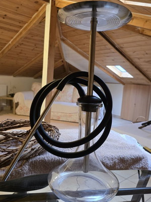 Shisha Big Maks σαν καινούργιος με μπολάκια και κάρβουνα