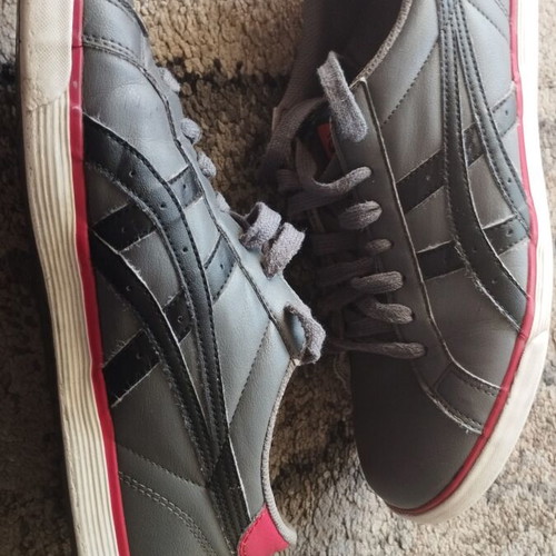 Asics Court H132Y sneakers used, size 41.5, gray and red
