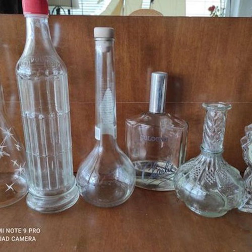 Beautiful used bottles