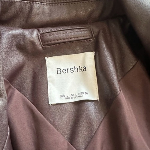 Bershka trench coat large aubergine color new
