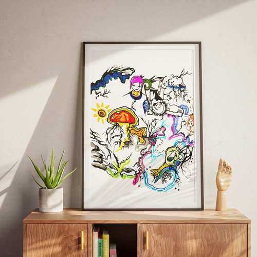 A3 Poster Art Print New Self Made
