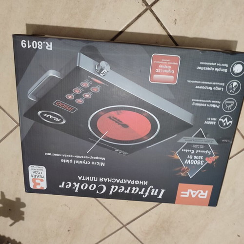 Raf ceramic infrared tabletop stove 3500W, new