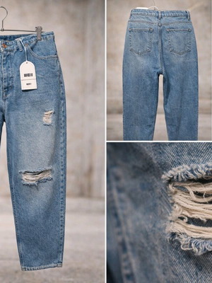 Jeans WEII new with tag, ripped, blue