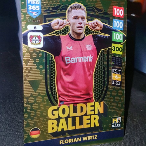 Florian Wirtz Golden Baller 2025 Panini Adrenalyn XL FIFA 365 like new