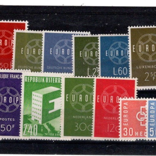 Europa CEPT 1959 8 complete series new