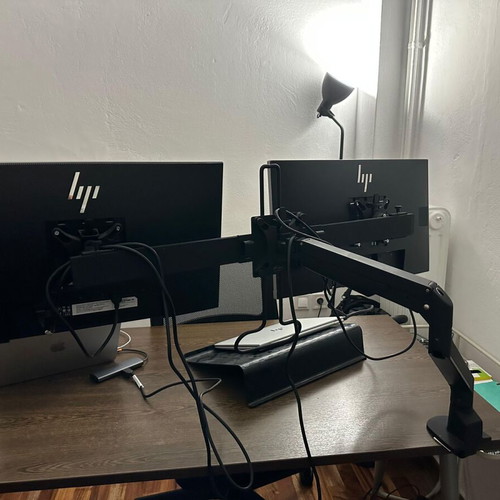 Filex Chicago Duo Monitor Arm like new, dual screen stand