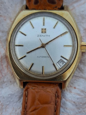 Vintage Zenith Χρυσή Επικάλυψη Ελβετικό Ρολόι