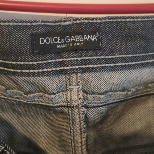 Dolce & Gabbana Archive Biker Denim Pants like new, blue, size L