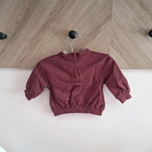 Prénatal baby sweater size 56, burgundy