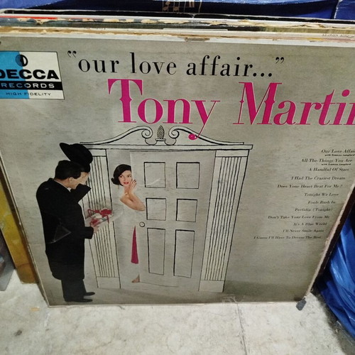 Tony Martin Our Love Affair vinyl record used, pop