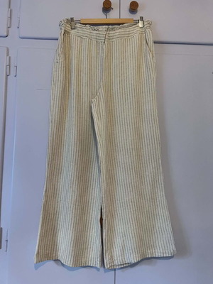 Striped wide leg pants Beloved like new, size XL 42