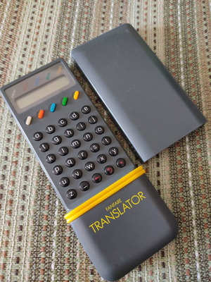 Vintage pocket translator Fanfare from the 1980s