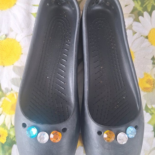 Crocs ballerina shoes black size 39 like new, worn once
