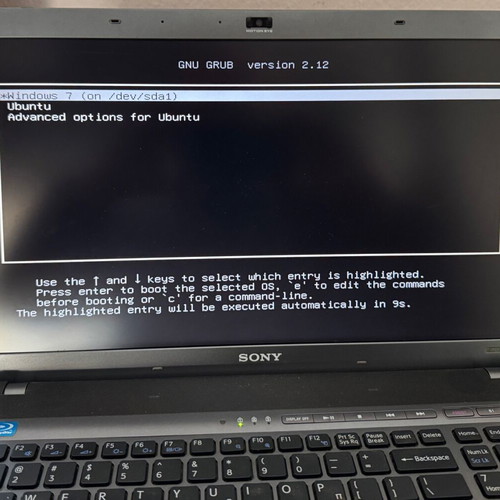 Sony VAIO 15” MODEL PCG-81112M used with 8 GB RAM and DVD drive