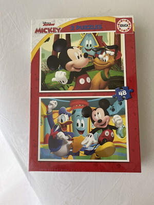 Mickey 2 puzzles 48 pieces new in packaging