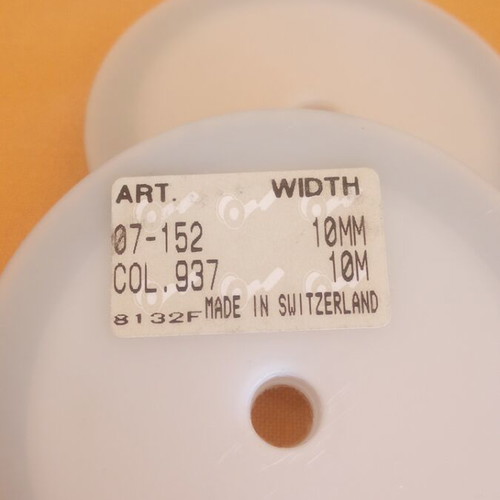 Fabric ribbons pack of 3, 10 m each, gray, new