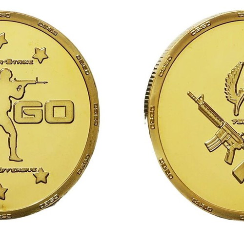 Counter-Strike Global Offensive Gold Coin new, collectible souvenir