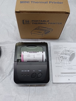 Portable thermal receipt printer