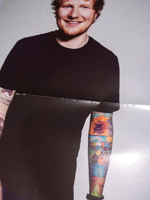 Ed Sheeran poster with Camila Cabello like new