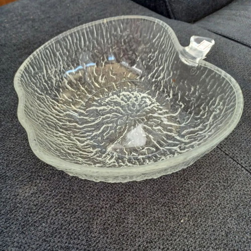 Vintage glass container in cherry shape, like new