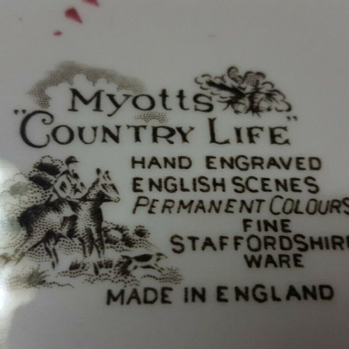 Myotts Country Life oval vintage platter used