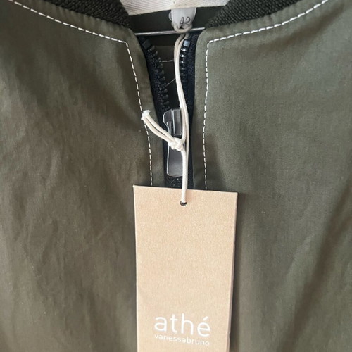 Vanessa Bruno Athé Women Jacket Khaki Size 42 New