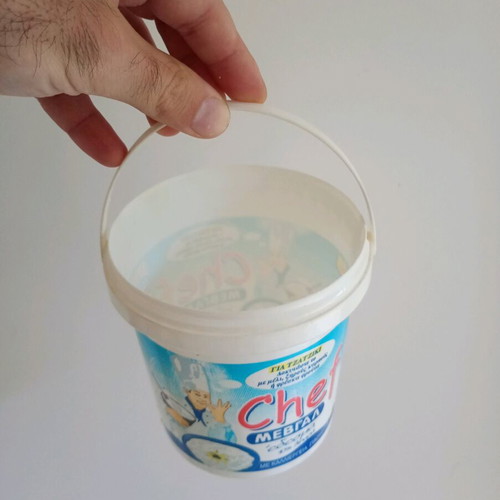 Old Mebgal packaging used without lid