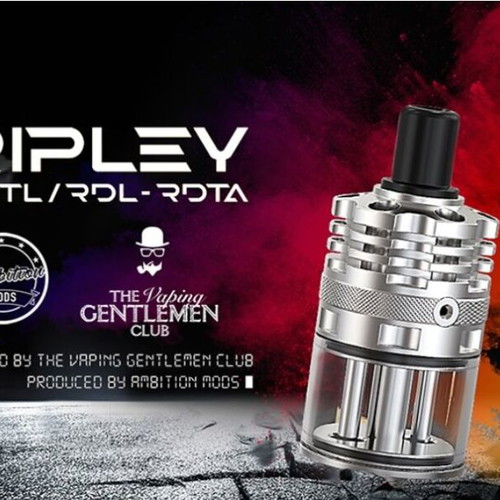 Ambition Mods Ripley MTL RDL RDTA black 3.2ml like new