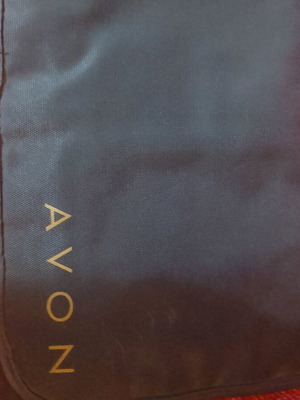 Φάκελος δειγμάτων AVON σαν καινούργιο, σκούρος μπλε ανθεκτικό πλαστικό