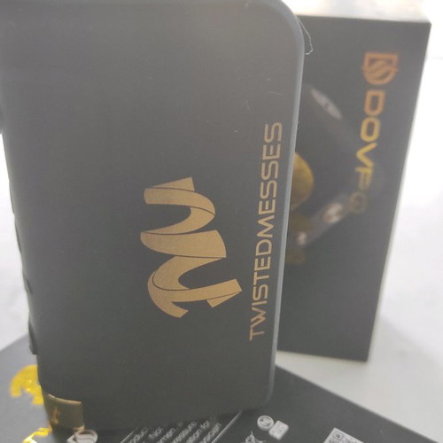 DOVPO Twisted Messes Box Mod Black Gold new
