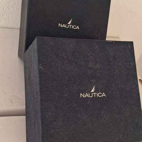 Nautica watch boxes used, set of two