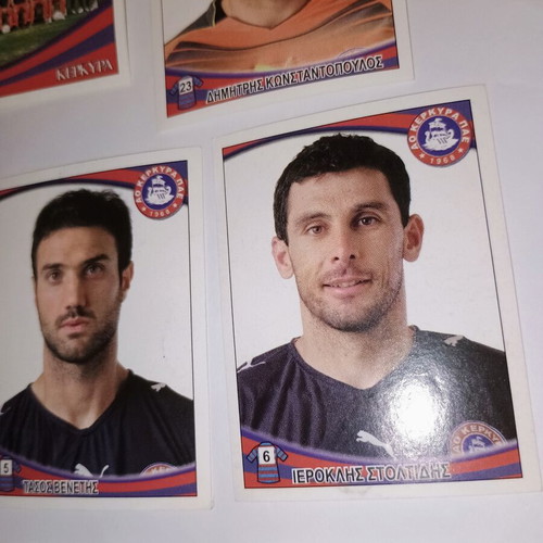 Panini Corfu Super League 2010/11 football stickers pack