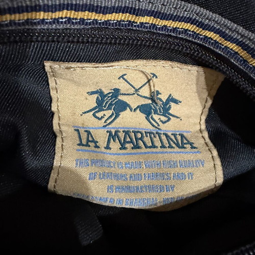 La Martina shoulder bag black like new