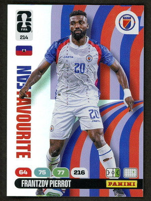 Panini World Cup Adrenalyn XL 2026 card #214 Pierrot like new