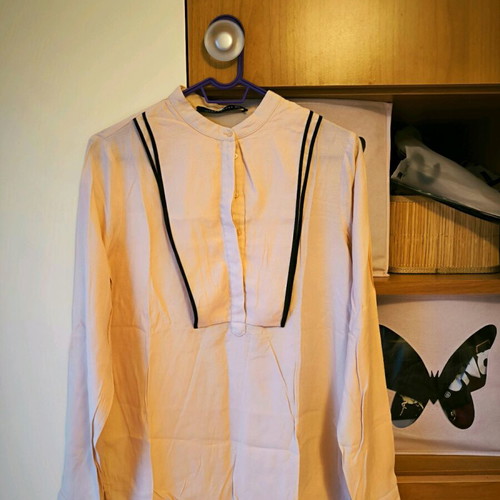 Zara shirt salmon new without tag size M