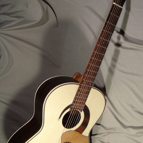 Acoustic folk guitar new with spruce top and rosewood body