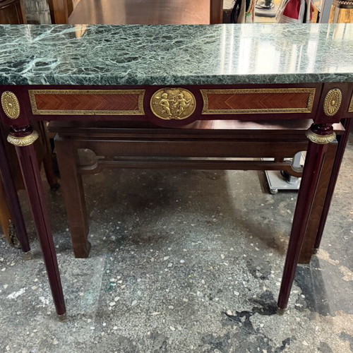 French console with marble top like new