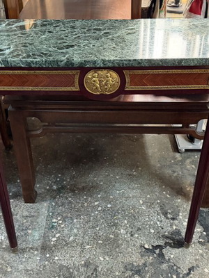 French console with marble top like new