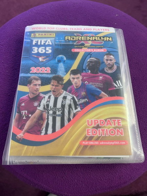 Panini FIFA 365 2022 album used, Adrenalyn XL update edition