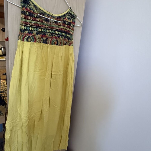 Dress yellow, like new, lightly worn