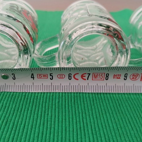 Mini Beer Glasses Stein Set of 6 like new with Oktoberfest style
